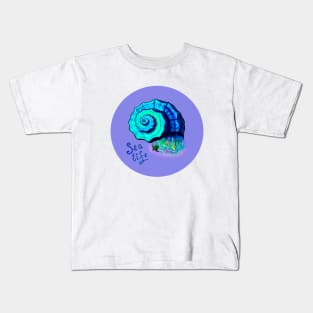 Fish Shell Art Kids T-Shirt